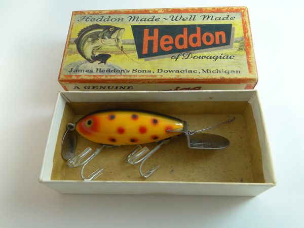 Heddon D 1900 Go Deeper Wood Crab EX+ in Box