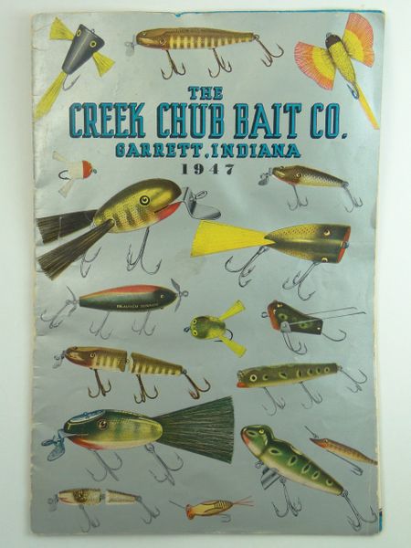 Creek Chub Wood and Glass Eye Fishing Lures For Sale COLLECTORS!