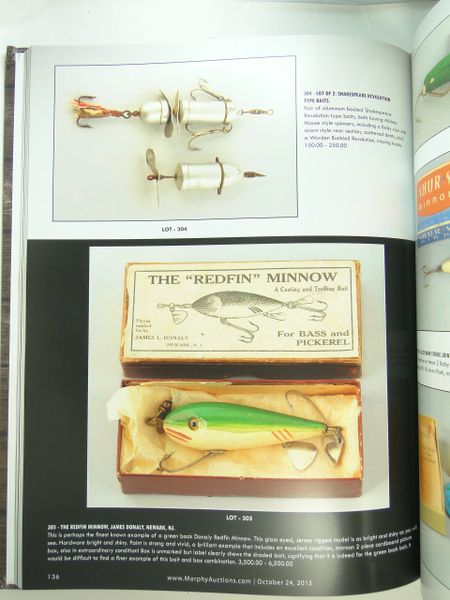 Morphys Fishing Tackle Auction Hardback Book  Old Antique & Vintage Wood  Fishing Lures Reels Tackle & More