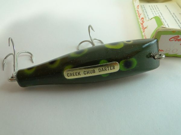 Creek Chub Spinning Darter in Frog 8019 EX- in Box with Papers