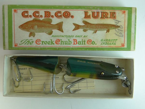 Creek Chub 3001 Military Stencil NEW IN LABEL BOX With All The Goodies!