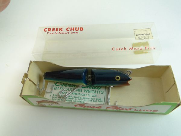 Creek Chub 4935 Purple Eel Jointed Darter RARE NEW IN BOX
