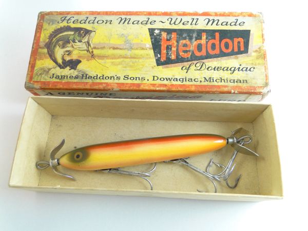 Heddon Torpedo Antique Lure Model 130 Series  Antique fishing lures, Fishing  lures, Fly fishing flies trout