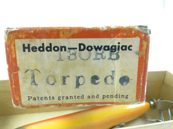 Heddon Torpedo Model 130 RB Rainbow EX+ in Box