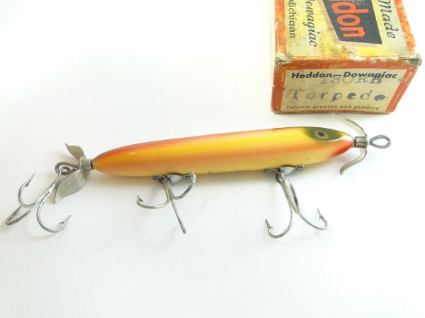 Heddon Torpedo Model 130 RB Rainbow EX+ in Box