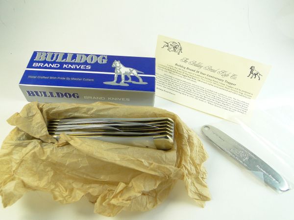Bulldog Brand 20th Anniversary Mother of Pearl Pocket Knife