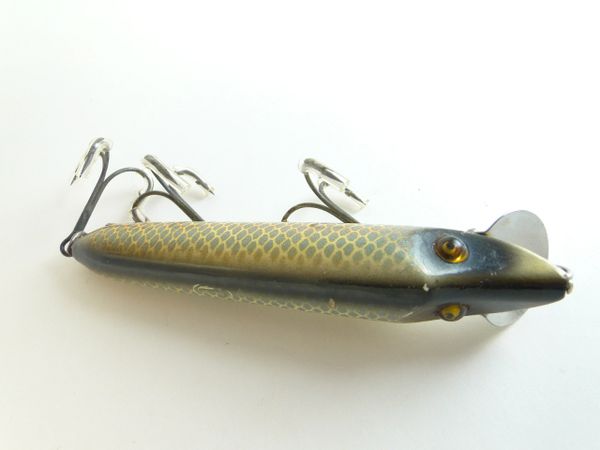 Heddon Dowagiac 7500 Vamp Vintage Wood Fishing Lure | Old Heddon Dowagiac 7500 Vamp Vintage Wood Fishing Lure | Old