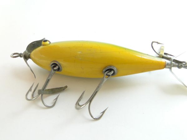 Vintage South Bend BASS ORENO Wood Fishing Lure FROG on PopScreen