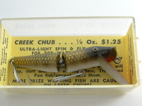 Creek Chub 9400 Jointed Spinning Pikie, Red Head and White Color 9402 – My  Bait Shop, LLC