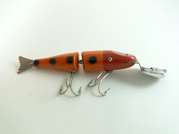 Creek Chub Peter's Special 2630DD SPECIAL in Red Head Orange with Black Spots EX/EX+