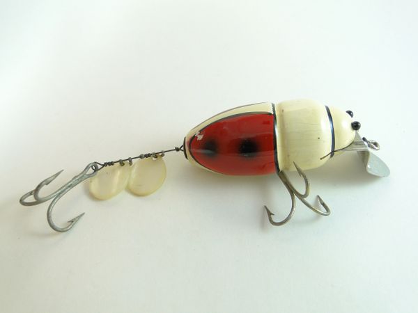 Creek Chub 3852 Beetle Red White EX