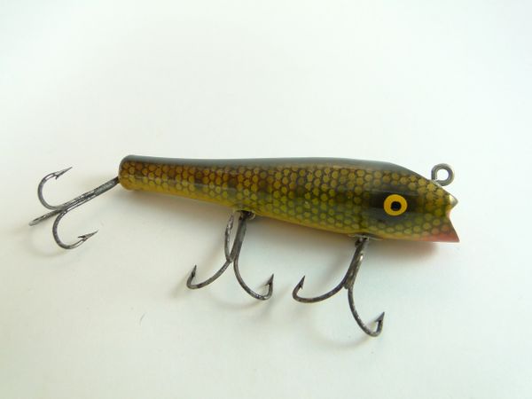 Vintage SOUTH BEND DIVE ORENO Wooden Fishing Lure-Glass Eye-Rare! - La Paz  County Sheriff's Office Dedicated to Service