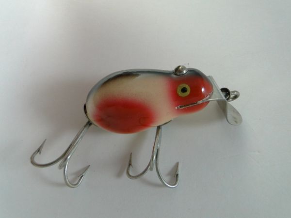 Creek Chub Tiny Tim 6426 Red & White With Wings EX+ Unused