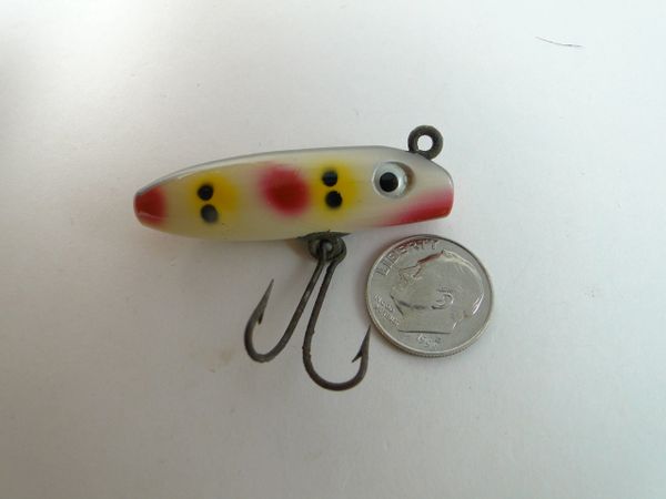 VINTAGE SHAKESPEARE SPECIAL #6547 FISHING LURE 4.25” LONG WOOD