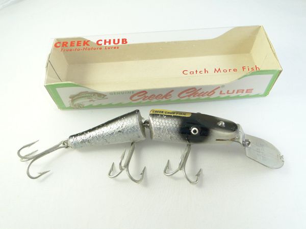 Creek Chub Wood and Glass Eye Fishing Lures For Sale COLLECTORS!