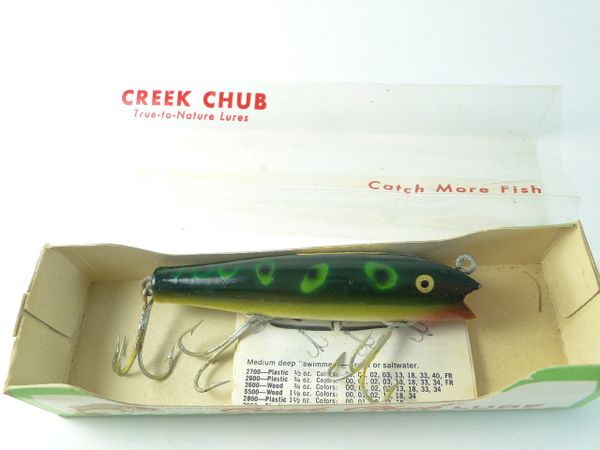Creek Chub 2019 Frog Darter Used in Correct Box