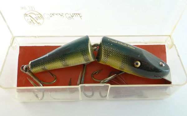 Creek Chub Jointed Pikie Minnow 2601 Perch in AL&W Pikie Box