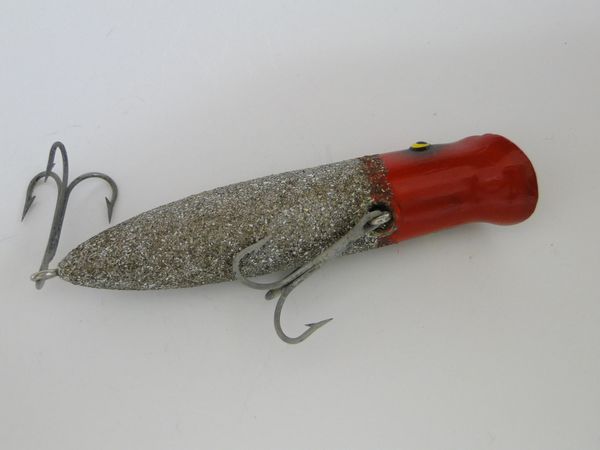 Vintage Paw Paw Brown & Red Crawdad Lure 504 For Sale