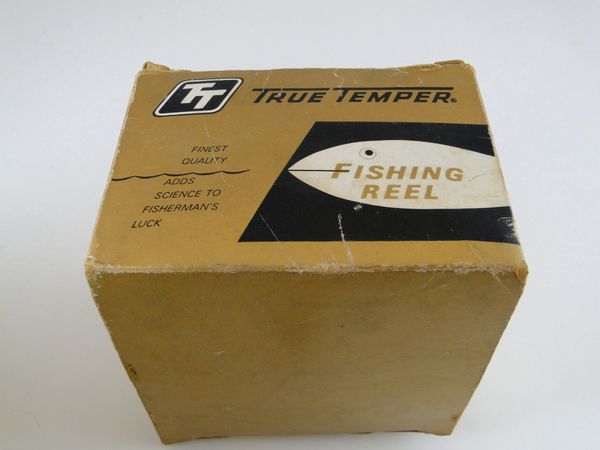 True Temper Fishing Reel  Old Antique & Vintage Wood Fishing Lures Reels  Tackle & More