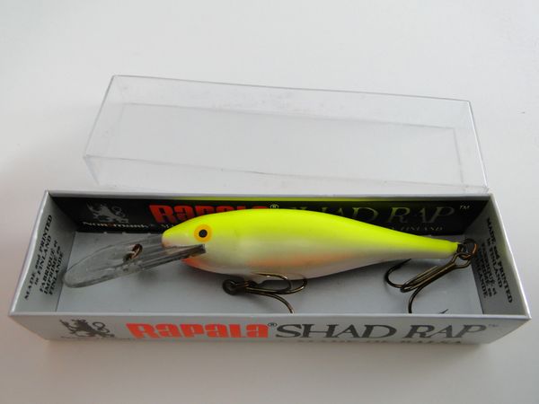 Early Rapala Deep Runner Shad Rap 9 Fishing Lure