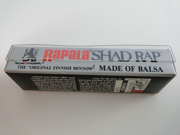 Vintage Rapala Shad Rap SR-9 S Silver 3.5 Deep Runner Fishing 9/16 Lure  Finland