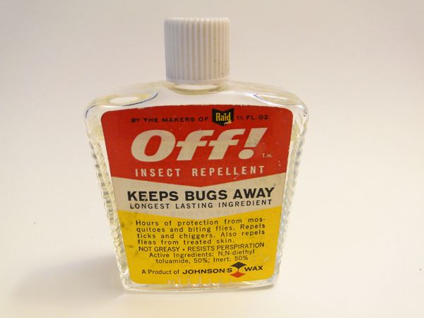 OFF Glass Bottle of Orginal Bug Repellant "KEEPS BUGS AWAY"