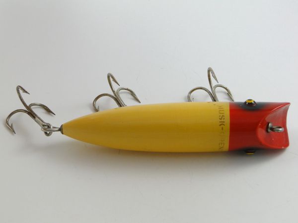 South Bend Musk Oreno Fishing Lure  Old Antique & Vintage Wood Fishing  Lures Reels Tackle & More