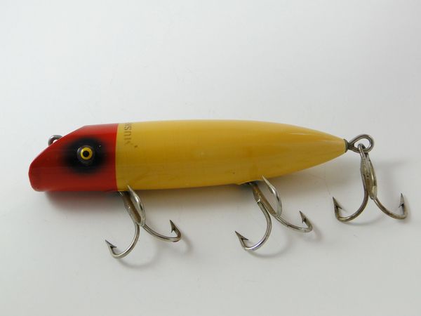 Buy the Vintage Fishing Lure Red And White