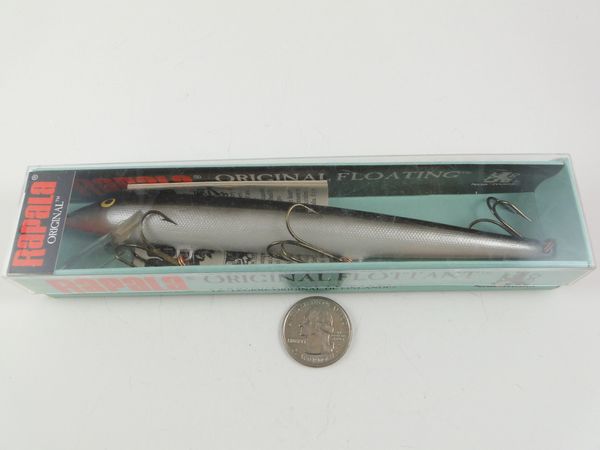 Rapala Crankbait Floating 18S Silver Black NEW IN BOX