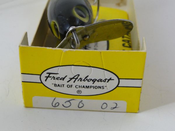 FRED ARBOGAST JITTERBUG Lure Chipmunk Clear Plastic Lip VERY RARE FREE  SHIPPING $125.00 - PicClick