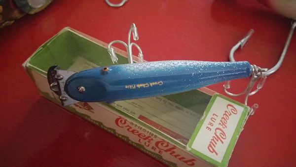 Creek chub saltwater pikie Vintage Fishing Lure