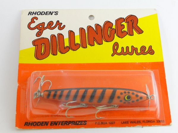 OLD Card • 1/4 oz FRED ARBOGAST JITTERBUG Vintage Fishing Lure