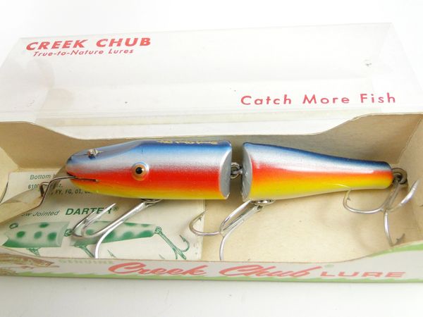 Creek Chub Jointed Darter  Old Antique & Vintage Wood Fishing Lures Reels  Tackle & More