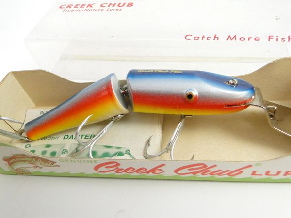 Creek Chub Wood Lure  Old Antique & Vintage Wood Fishing Lures Reels Tackle  & More