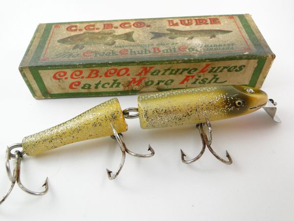 Vintage CREEK CHUB #3000 Jointed Pikie FISHING LURE.