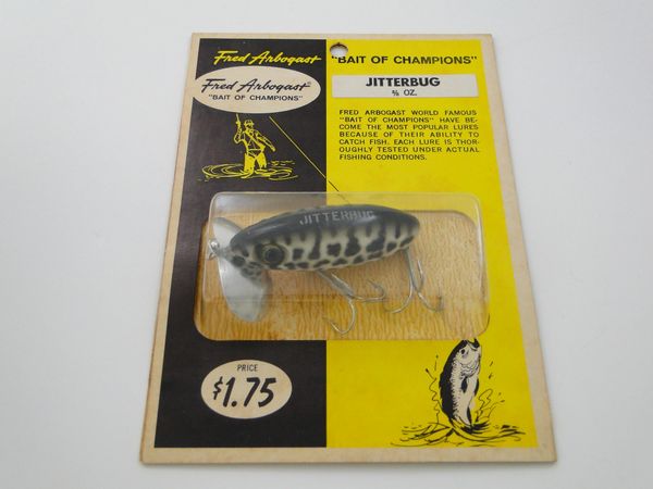 Fred Arbogast 5/8 OZ. Jitterbug COACHDOG NEW in TOUGH BUBBLE PACK