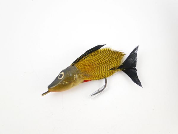 Unknown Production Wood Body Fly Fishing Lure