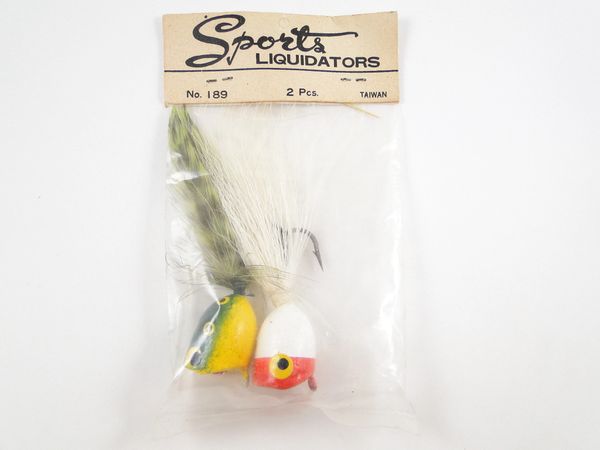 Fly Rod Bass Bug Poppers NEW IN PACK VINTAGE