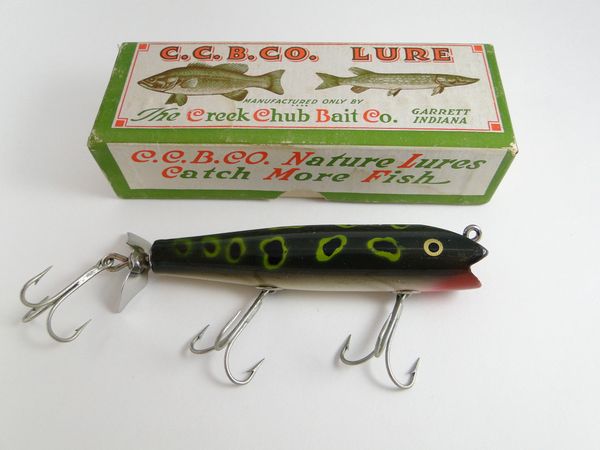 Creek Chub Darter | Old Antique & Vintage Wood Fishing Lures 