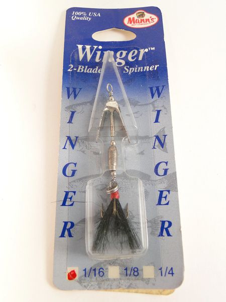 Mann's Bait Company 1/16 OZ. WINGER 2 Blade Spinner NIP