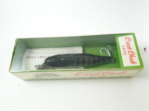 One of the most popular lures in collecting, The Creek Chub Pikie