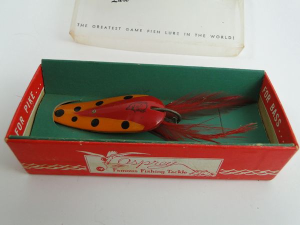 Dardevle fishing lure  Old Antique & Vintage Wood Fishing Lures Reels  Tackle & More