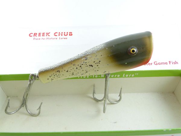 Creek Chub Husky Plunker Lure  Antique fishing lures, Vintage