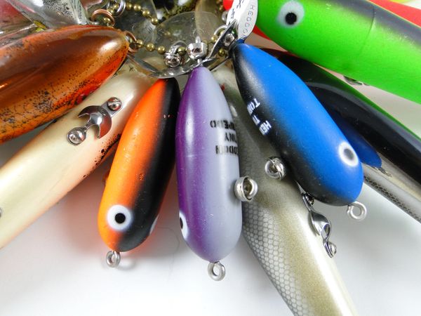 Salesman Sample Heddon Lure Display  Vintage fishing lures, Fishing lures  display, Fishing theme