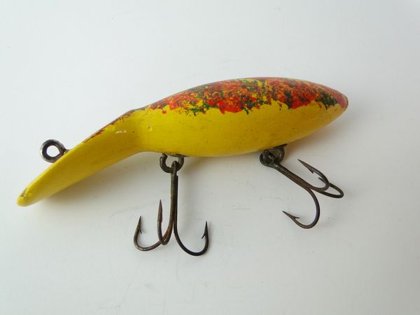 Rush Tango Fishing Lure  Old Antique & Vintage Wood Fishing Lures Reels  Tackle & More