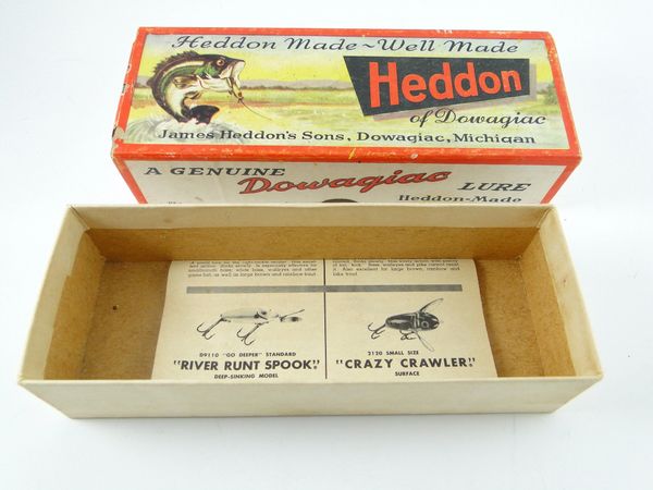 Heddon Antique & Vintage Fishing Lures & Collectibles FOR SALE