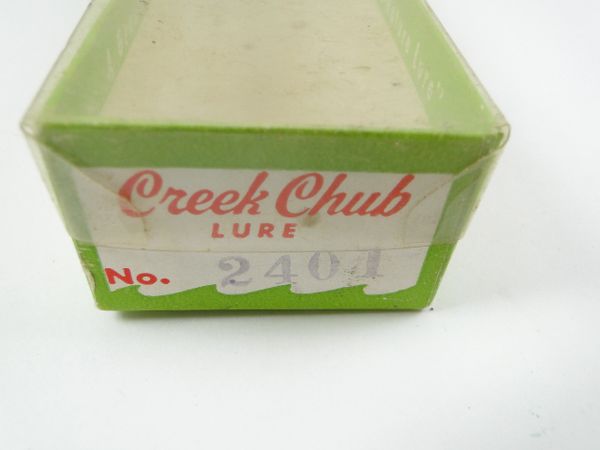 VINTAGE CREEK CHUB WIGGLE FISH Lure No. 2401 Perch Finish GLASS