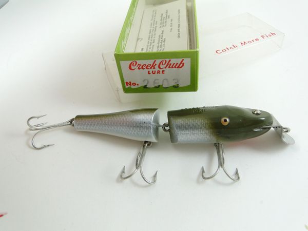 Creek Chub Silver Shiner 2603 Plastic EX in Box