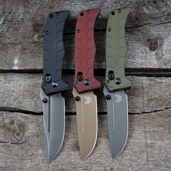 AWT Custom Benchmade Mini Adamas Replacement Scales Type III Ha