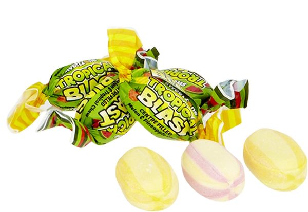 Tropical Blast Fruit Chews HMC Approved Halal Sweets